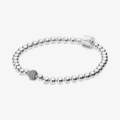Real Deal 6Mm Round True 925 Sterling Silver Beads Bulk Pack Of One Thousand Seamless White Bronze Core small polished bracelet.