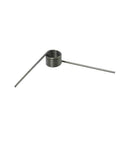 A single coil from the 12 Piece Stainless Steel Torsion Spring Set For Tool Repair And Woodworking DIY 90 Degree Coil Small Springs 1mm Wire Diameter 9mm Outer Diameter Built To Last Tough As Nails, showing 90-degree angle and multiple coils.