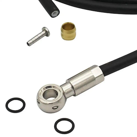2M Hydraulic Disc Brake Hose For Mountain Bikes Cuttable Length For A Custom Fit Fits SLX BH90 BH59 Systems Braided Nylon Yarn