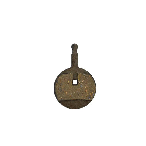 Heavy Duty Semi Metallic Bicycle Brake Pads 4 Pack Black Badass Stoppers For Mechanical Disc Rotors side view of brake pad.
