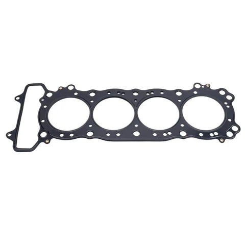 Fresh Drop In Engine Cylinder Head Gasket For Honda CB900F CBR900RR 919 Models, black multi-hole gasket for secure sealing.