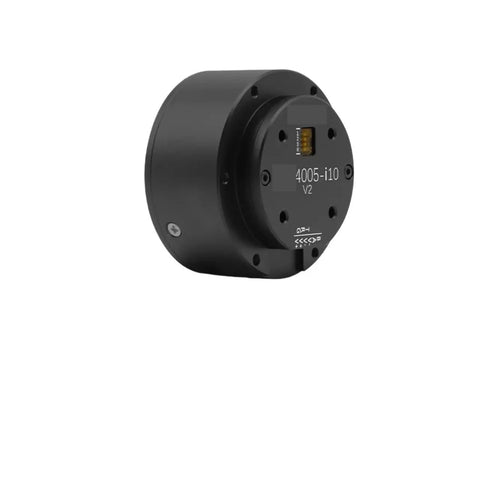 Side view of MG Brushless Micro Servo Motor with Planetary Gearbox Reduction for High Torque Projects, black compact design.