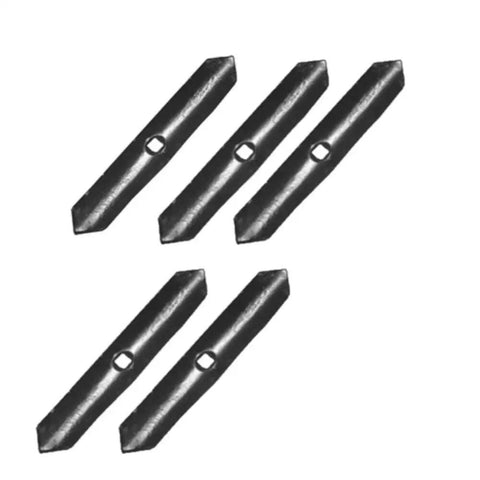 Heavy Duty Reversible S-Tine Cultivator Sweep Point 1 3/8 x 8 for Field Cultivator Points SMA-030-DS1, steel alloy, five pack