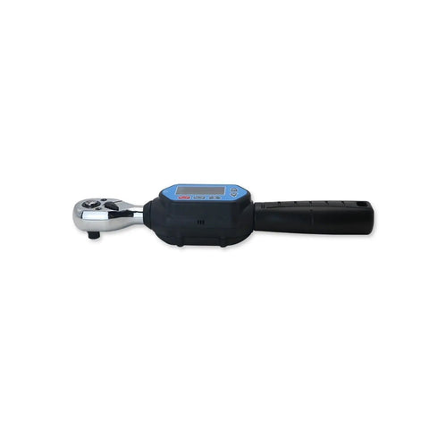 Professional Digital Torque Wrench Kit featuring 1/4, 3/8, and 1/2 drive sizes with a backlit display for precise measurements.