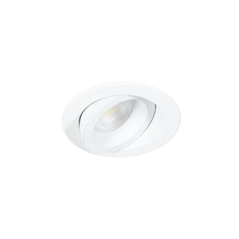 Rock Solid 4 Inch Led Recessed Lighting Offering 5 Cct Selectable Tuning with creamy white trim for modern ceilings.