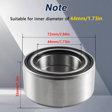 44mm wheel bearing for Upgraded Front/Rear Wheel Bearing Install and Removal Press Tool Kit Compatible with Polaris Sportsman