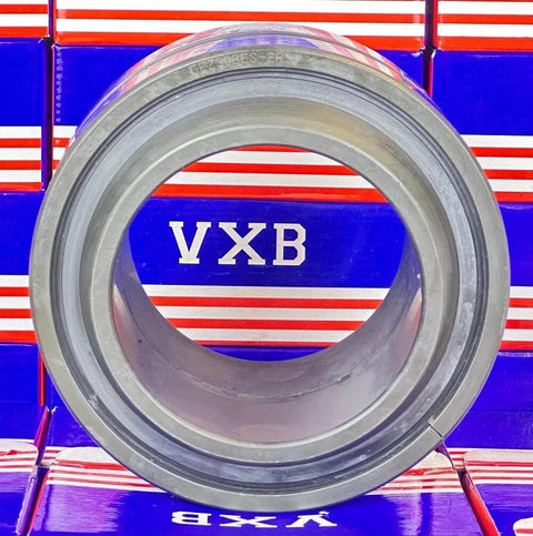 GEZ308ES-2RS Spherical Plain Bearing 3-35/64" x 5-1/2" x 3-1/16" inch front view with VXB packaging background