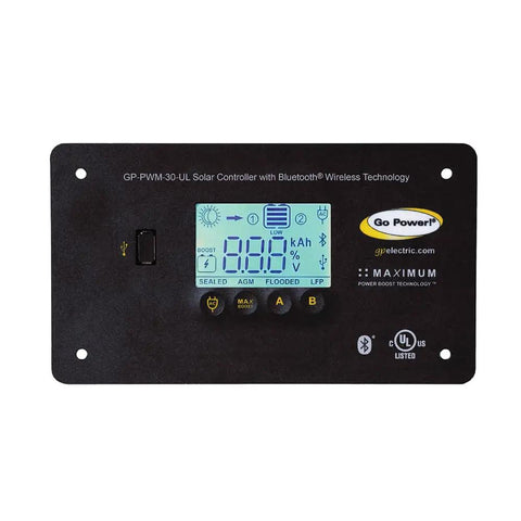 Bluetooth 30 Amp Solar Regulator Keeps Your Off Grid Setup Juiced Monitors Voltage Amperage And Battery Charge Percentage