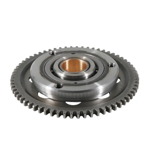 Top Shelf One Way Clutch Bearing That Fixes Starter Kickback And Gets Your Engine Purring Compatible With Gamax Ax250 Ax300 E Ton Vector 250 300 And Ds250 Atv Quick Install, showing detailed gear and bearing design.
