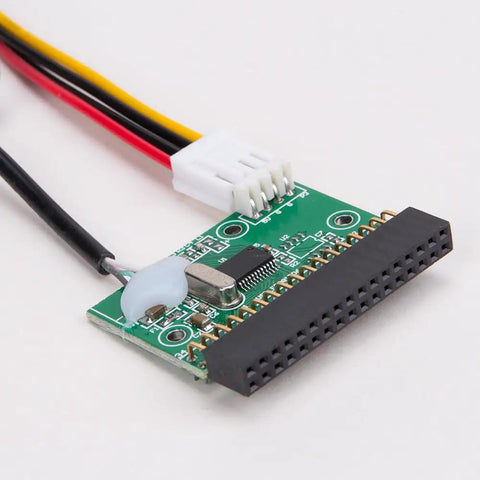 USB To Floppy Drive Adapter Cable For 1.44MB 3.5 Inch Disks, 34 Pin 34P Connector With Power Cable, Turns USB Port Into Floppy Interface For PCs And Laptops, Perfect For Restoring Old Floppy Disks. USB to 34-pin adapter board with power cable
