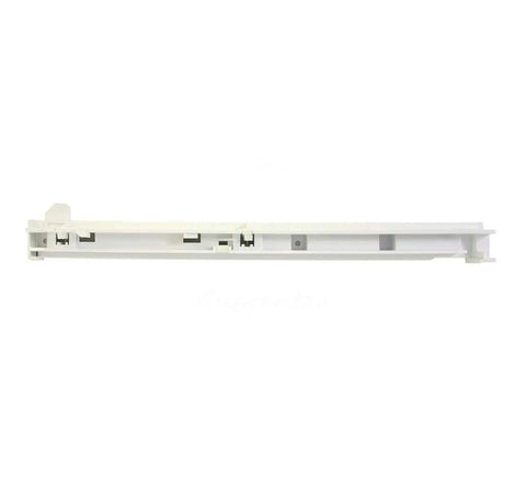 Heavy Duty Crisper Drawer Glide Slide Rail Left And Right Compatible With Ge Refrigerator Wr72X239 Wr72X240 white rail side view