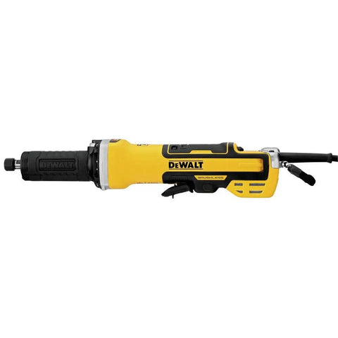 Rock Solid Brushless Die Grinder Offering Variable 7500 To 25000 RPM Range And Snappy Paddle Switch built for tough metal grinding.