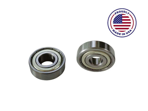Solid Steel Ball Bearing Set For Jointer And Planer Repairs Fits Craftsman Models, Made in USA, heavy-duty steel bearings.