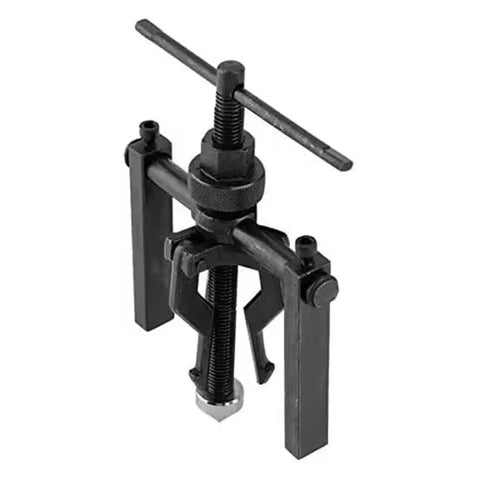 Heavy Duty 3 Jaw Bearing Puller Tool Kit Handles Pilot Bearing Removal Blind Extractor Fits Honda CrV Mechanics Garage Work On The Go Solid Steel Build Snap Fastener Locking System Guarantees Reliability For Extraction Tasks, black steel 3-jaw puller