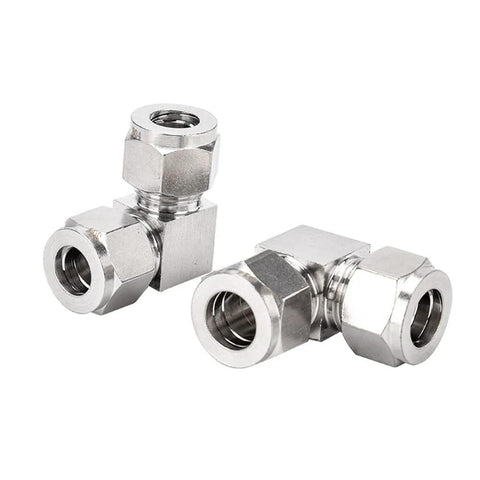 Pysrych 304 stainless steel compression elbow fitting, 3/8 in OD x 3/8 in OD, pack of 2, Amazon