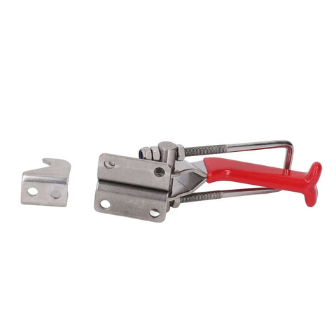 Stainless Steel Toggle Clamp With Adjustable Opening And Plastic Handle, 900 Kg Clamping Force For Mechanical Projects And Home Decor