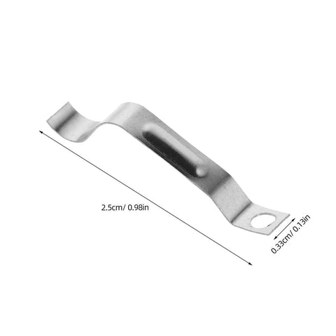 Rock Solid Metal Push Button Spring Clip For Zero Hassle Umbrella Repair And Patio Sun Shade Replacement. Silver steel 2.5cm clip.