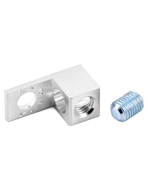 Aluminum Alloy Mechanical Lugs 25-Piece Tin-Plated Cable Connectors With 5/16-24 Screws For 14 AWG To 2 AWG Conductors Rugged Electrical Terminal Kit For DIY And Pro Installations, single lug and screw