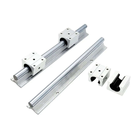 Get This High Precision Linear Guide Rail Kit For Your 3D Printer With SBR12UU Slider Blocks And Smooth Ball Bearings That Make CNC Machining A Breeze While Delivering Zero Stick Slip Action Every Single Time. SBR12 steel rail kit