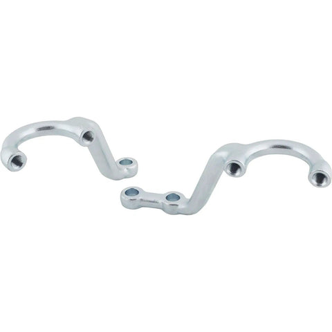 Steering Arms For 1937 1948 Ford Spindles With 3-3/4 Inch Drop Forged Plain Front End Direct Bolt On Radius Rod And Wishbone Clearance Great For Spring Over Front Axle Hot Rod Builds, silver forged steel pair