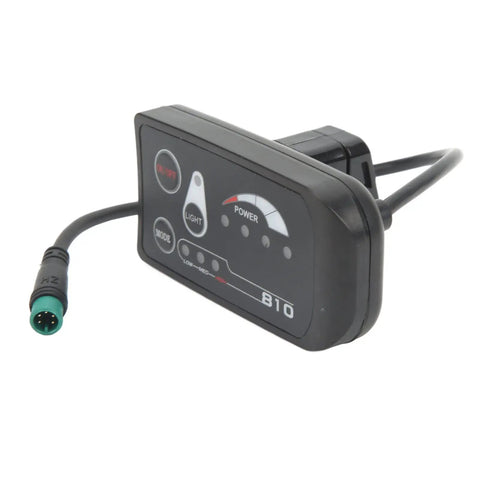 Gotta Have Versatile LED Display Meter for electric bikes and scooters with 8102 5P connector, 36V 48V compatibility, power button control.