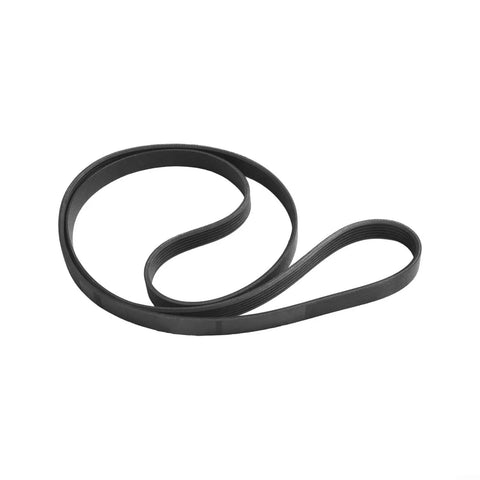 Premium Black Rubber Washing Machine Belt Fits 6EPJ1274 Models, durable drum drive replacement part for washers.