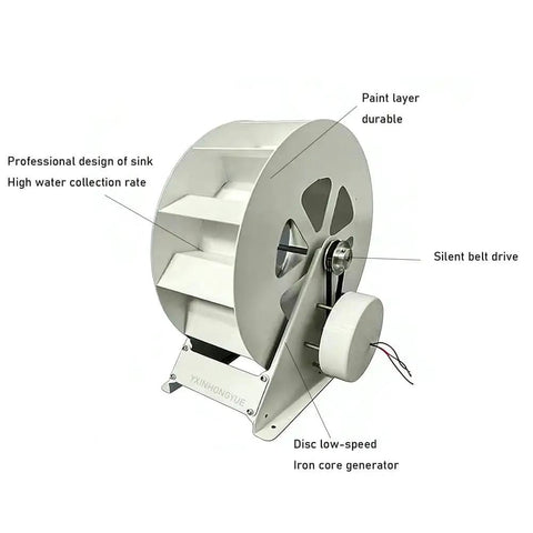 50W Micro Hydroelectric Generator Water Turbine Portable Mini Hydro Power Station for outdoor camping and off-grid use