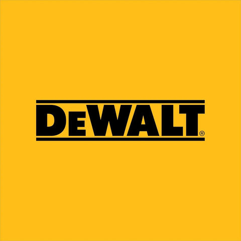 DeWALT logo on a vibrant yellow background, showcasing the brand associated with the Compact 12V Max Cordless Impact Driver Kit.