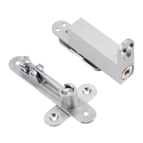 Heavy Duty Self Closing Door Pivot Hinges For Wood Doors With Hidden Pivot System Built To Last 360 Degree Shaft Stainless Steel Durable Hinge For Commercial And Home Use Color Silver