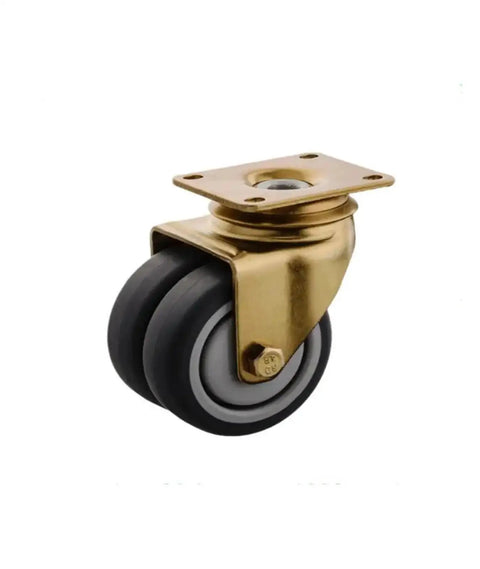 Heavy Duty 3 Inch Swivel Caster Wheels Featuring Silent TPR Design and Precision Ball Bearings, designed for smooth operation.
