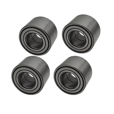 Heavy Duty 4Pc Front Wheel Hub Bearings For Polaris Scrambler A2 A5 AT6 UT10 SX10 ATV UTV in a set showing cylindrical bearing design.