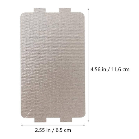 Microwave Waveguide Cover Made From Mica Sheet Heat Resistant Thermal Insulation Pad Durable Replacement Part For Microwave Oven Repair Keeps Oil Stains Out 4.57 By 2.56 Inches Easy Fit Long Lasting Protection