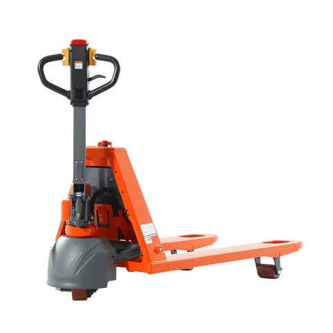 Upgrade Your Electric Pallet Truck With This Knock-Out Orange PU Carrier Drive Wheel For T-1034 CBD15 Models on pallet jack, 8.27in size.