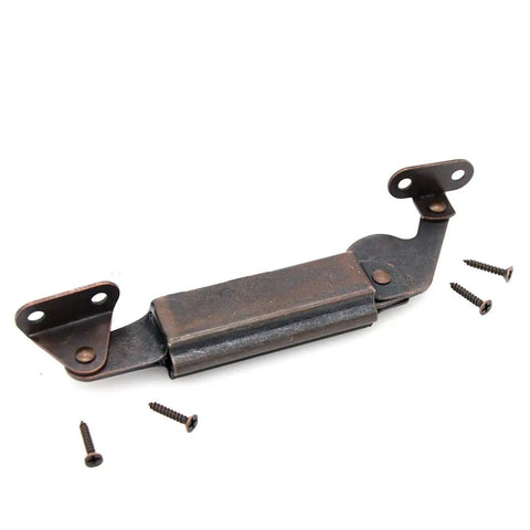 Self Balancing Lid Support Hinges Set For Left And Right In Dark Bronze Finish With Screws Heavy Duty Spring Hinge For Sofas Boxes Cabinets