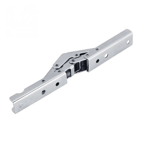 Easy Install Kitchen Cabinet Folding Door Hinges Set Two Pack 90 Degree Frame Mount Solid Cold Rolled Steel Double Nickel Plated