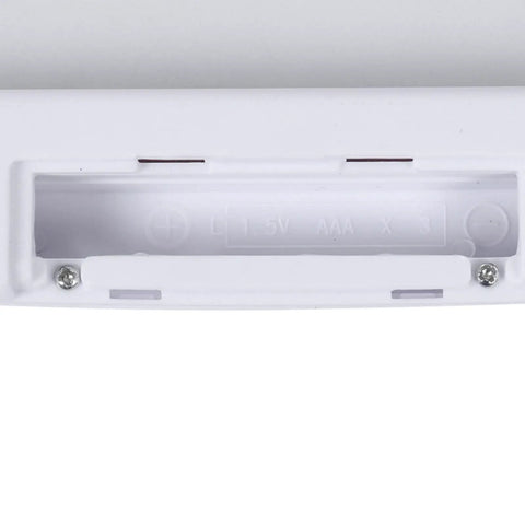 Battery compartment of Flat Page Book Light With Clear LED Panel For Reading In Bed At Night Full Page Illumination Lamp Board