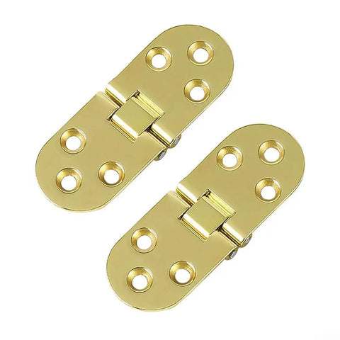 Gold Dope 2 Pack Flush Mounted Folding Table Hinges For Cabinet Use With Self Supporting Mechanism Smooth Quiet Motion For Folding Tables Desks