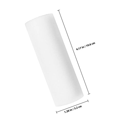 Pro Level Sponge Paint Rollers For Wall Texturing And Drywall Finishing Deliver Seamless Even Coverage Quick Swap Haul With Comfortable Grip Handles, white sponge sleeve, 4.17 in x 1.26 in