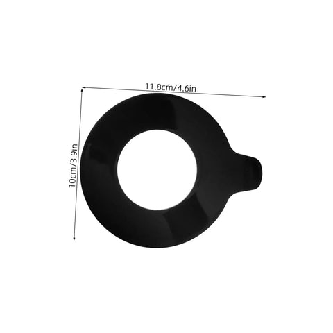 Beefed Up Two Piece Heavy Duty Excavator Pin Shim Kit Durable Round Rubber Washers For Machinery Protective Pads For Excavator Boom Bushing Industrial Replacement Parts, 11.8cm x 10cm