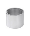 Top Shelf 2 Inch 316 Stainless Steel Rigid IMC Conduit Coupling Heavy Duty Industrial Connector, threaded interior view.