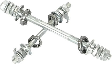 4.92 Inch Silver Front Bike Axle Bearings Replacement Hub For Quick Install And High Strength, Lightweight Durable