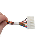 Hand holding connector cable for Plug-And-Play Ice Maker Assembly for Fridge Model Specific DA97-15217D DA97-15217B Replacement