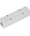 Large Flow Aluminum Pneumatic Manifold Block With G1/2 Inlet And G1/4 Outlets For Industrial Automation And Auto Repair