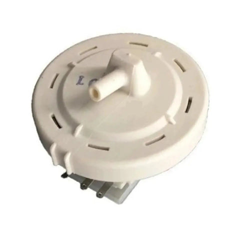 Water Level Sensor For Washing Machines DC5V Low Voltage No Fuss Replacement Switch With High Precision Pressure Sensing Regulating Water Level For Every Laundry Load Universal Compatibility For Many Washer Models Reliable Laundry Water Management, white ABS round sensor