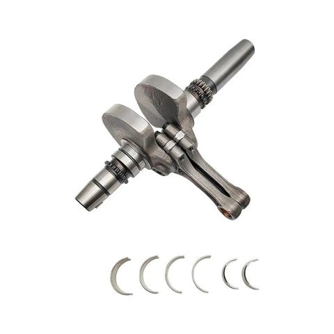 Heavy Duty Crankshaft Assembly With Connecting Rod And Bearings Fits 800cc Atv Quad Dirt Bikes And Go Karts To Handle Gnarly Trails Make Quick Fixes And Keep You Rolling with sealed bearings.
