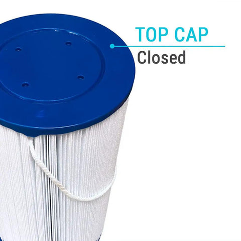 Replacement Filter For FreeFlow Spa 303279 Fits Emerald 2012 Tri Star 2009 2015 Azure 2009 top view with closed cap