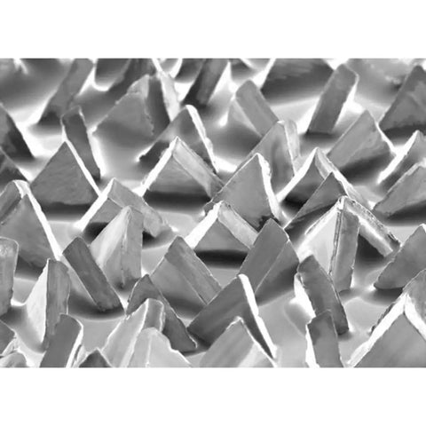 Close-up of Ceramic 7 Inch Disc Abrasive, 36 Grit, Self Sharpening For Fast Cutting And Cool Running, surface texture