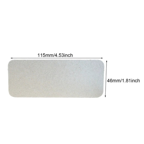 Five Piece Microwave Waveguide Cover Replacement Set, plug and play, easy to install, durable mica plate, 11.5x4.6 cm, Style C.