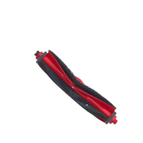 Soft Roller Vacuum Floor Brush Head For Hardwood Floors And Tiles, Gentle On Surfaces Anti-Tangle Comb, No-Fuss, red and black