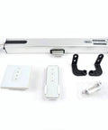 Automatic Single Chain Window Closer With Adjustable Stroke, DC 24V Motor, controls, brackets, sand-blasted aluminum housing